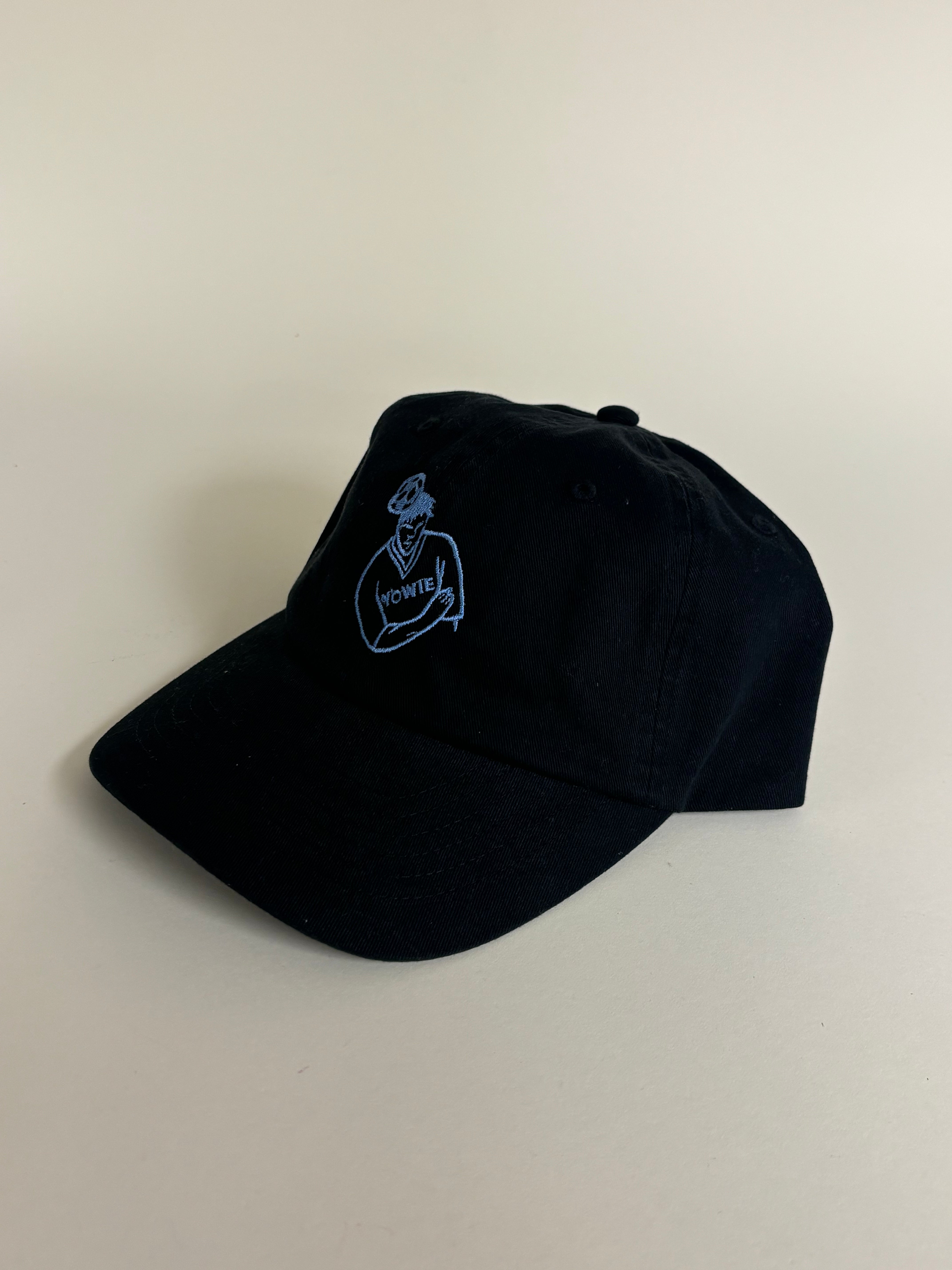 YOWIE Black Soccer Head Man Cap