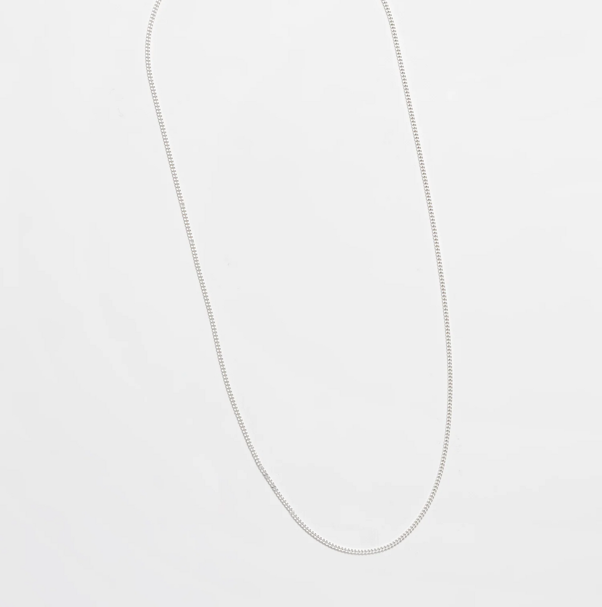 Curb Chain in Sterling Silver