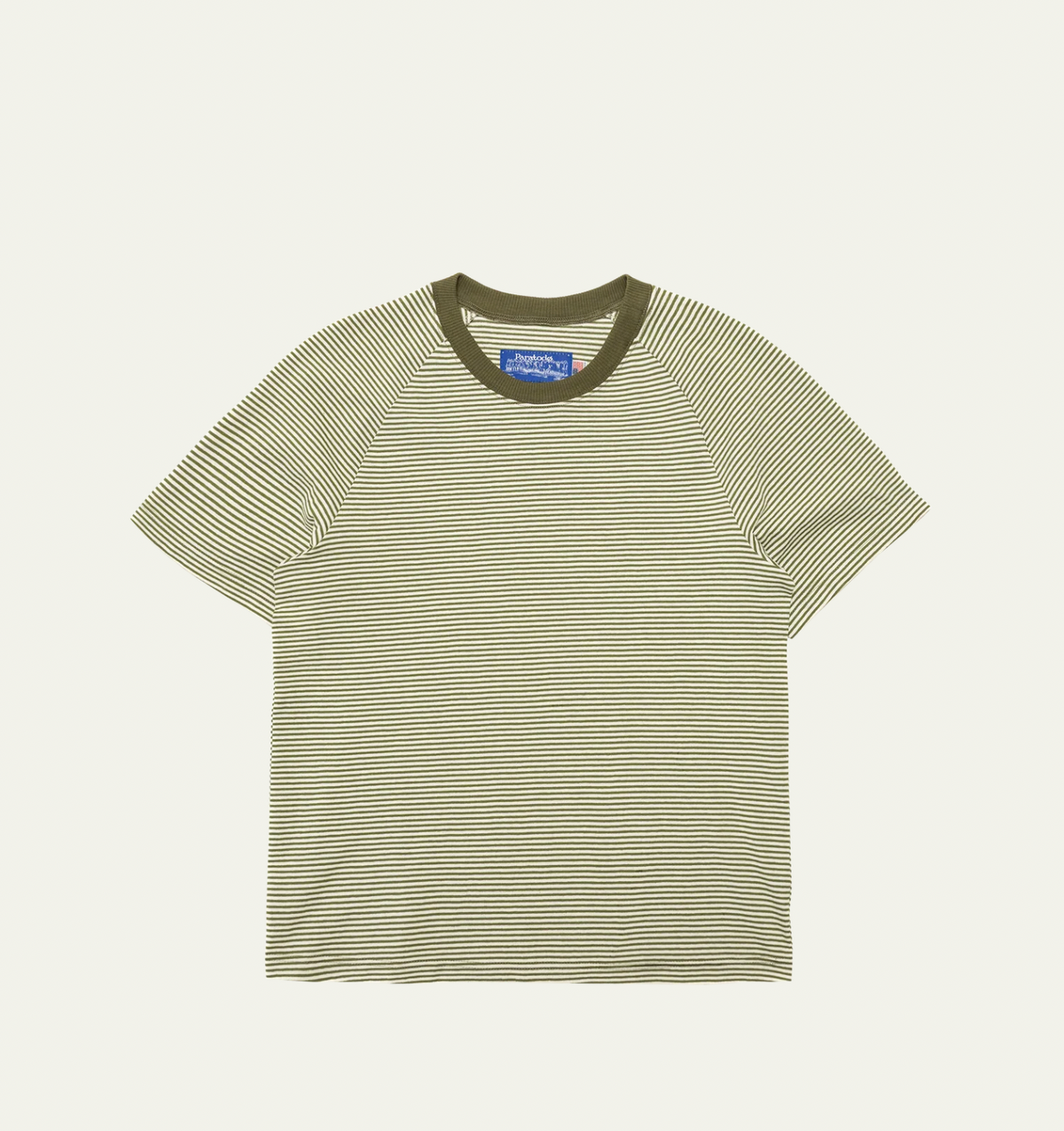 Lo-Fi Tee in Yellow Stripe