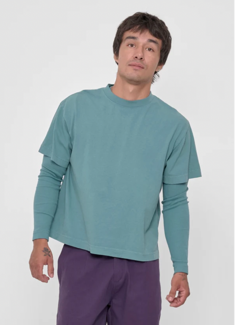 Boxier Trash Tee in Oyster